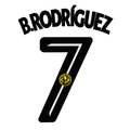 Rodriguez #7 Club America Home Name Set 2026 - CA26-BR7-HM by Authentic | Available at Niky's Sports