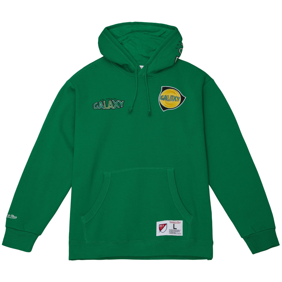 Mitchell & Ness Los Angeles Galaxy City Pullover Hoodie - FPHD4987-LAGYYPPPDKG-MITCHELL & NESS by Mitchell & Ness | Available at Niky's Sports