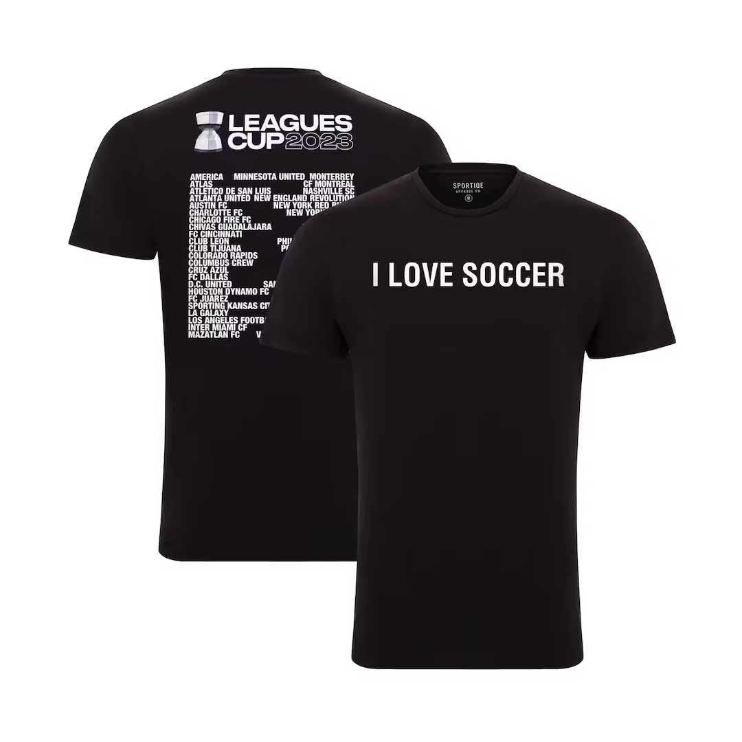 Peace Collective 2023 Leagues Cup 'I Love Soccer' Cotton Tee"