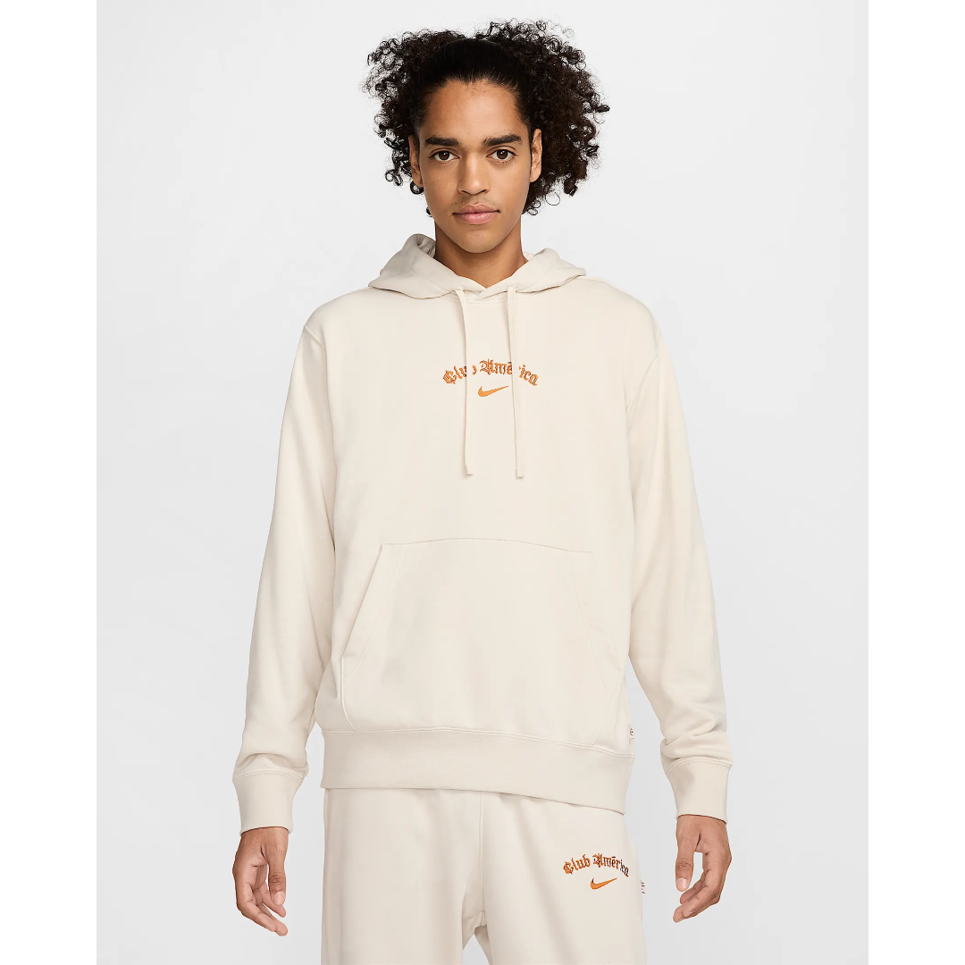 Nike Club America Club Special Edition Men's Soccer French Terry Pullover Hoodie - FQ5283-104-NIKE by Nike | Available at Niky's Sports