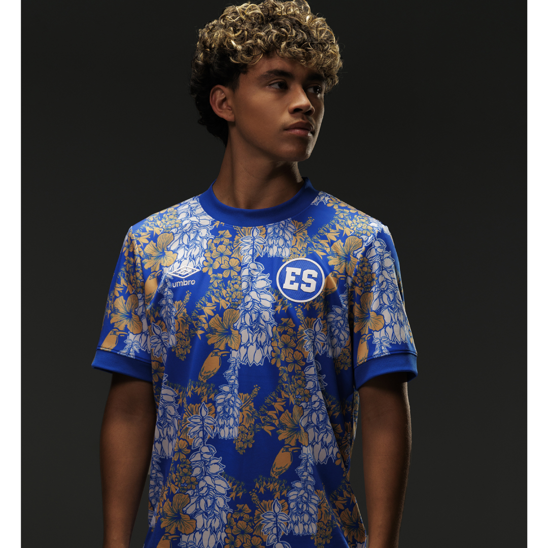 Umbro El Salvador Pre-Match Jersey 2025 Men's - UUM1ESAJ525112-TMC-UMBRO by Umbro | Available at Niky's Sports