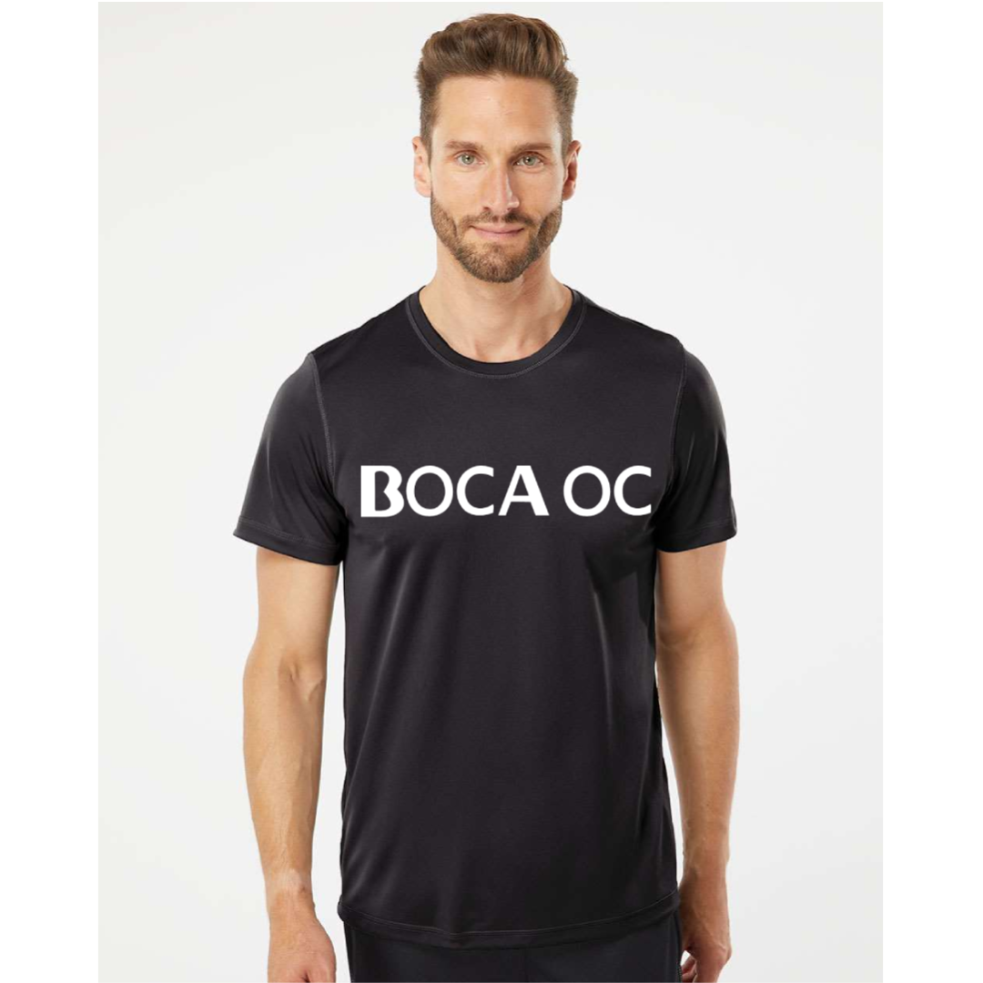 adidas BOCA OC Men's Black Logo Tee (A376)