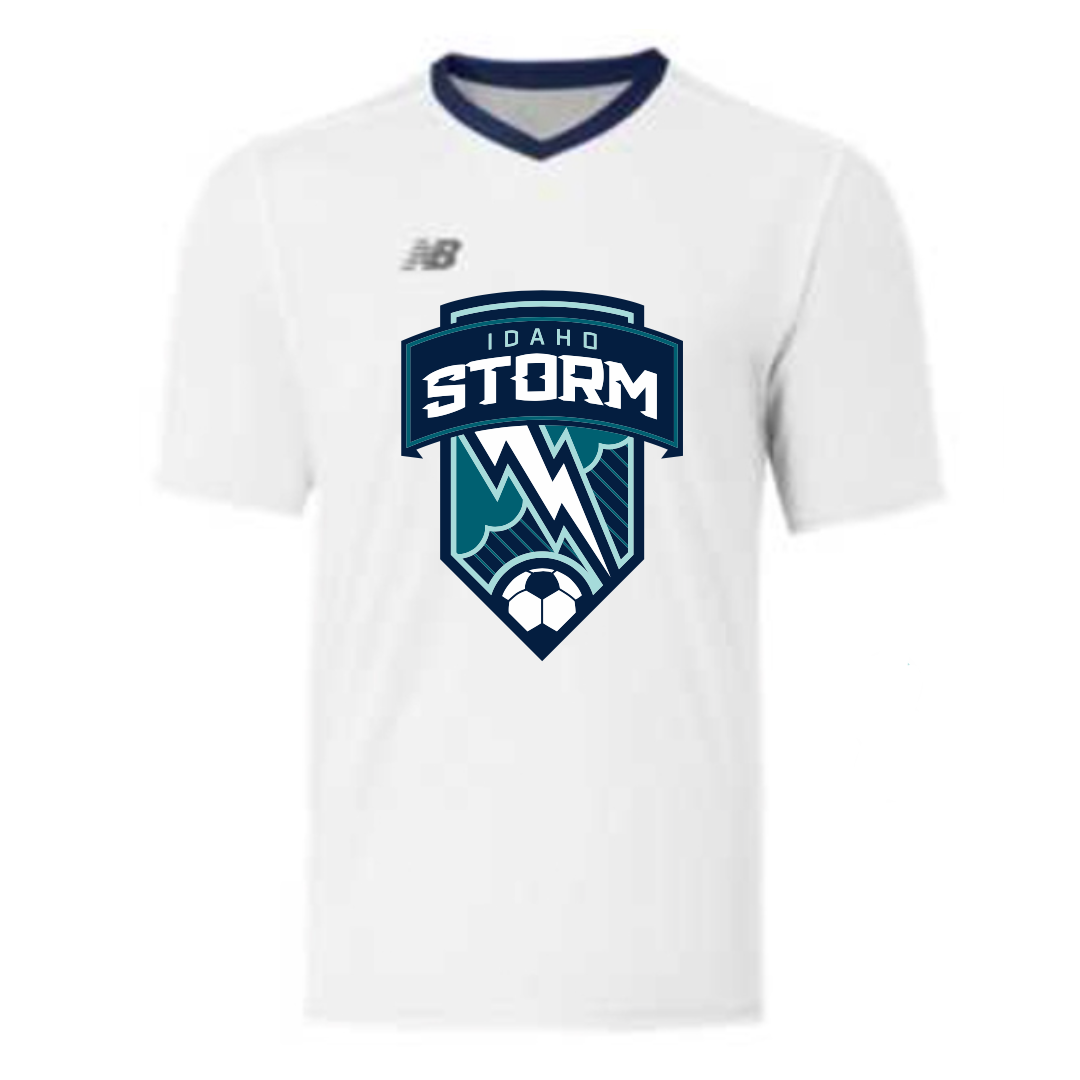 New Balance Idaho Storm White Game Jersey - Youth/Womens/Mens