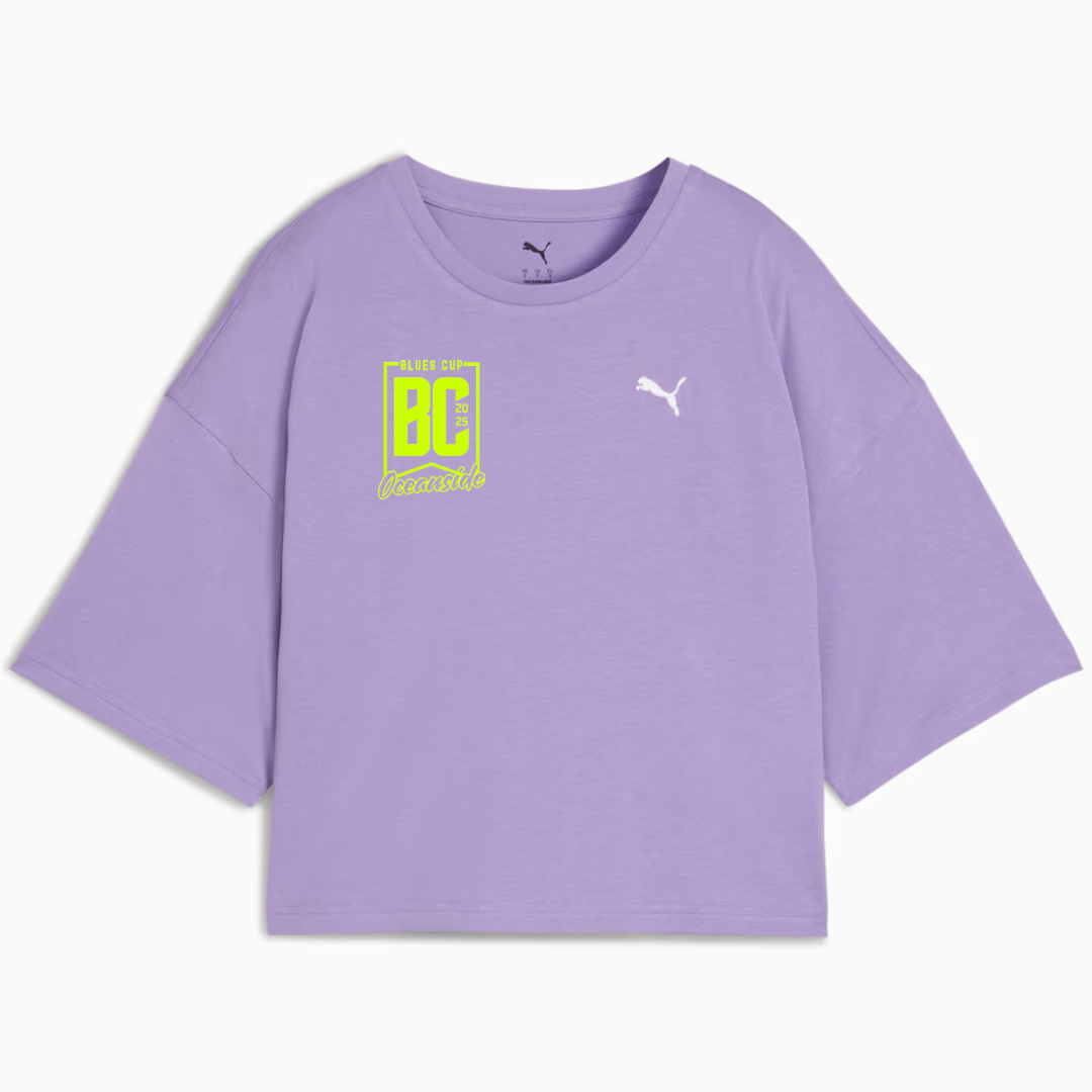 PUMA SC BLUES CUP 2025 WOMEN'S OVERSIZED TEE - 3 COLORS AVAILABLE -  by Niky's Sports | Available at Niky's Sports