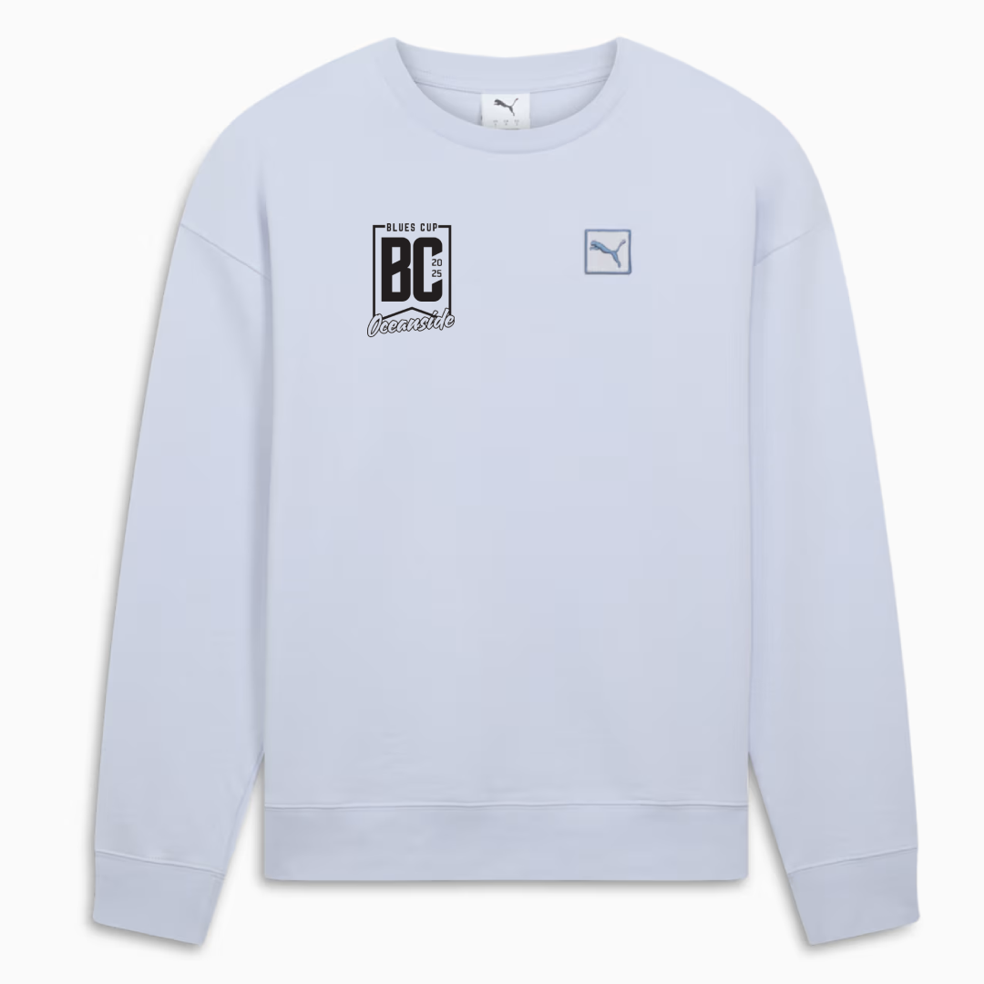 PUMA SC BLUES CUP 2025 WOMEN'S ESSENTIAL CREW - 4 COLORS AVAILABLE -  by Niky's Sports | Available at Niky's Sports