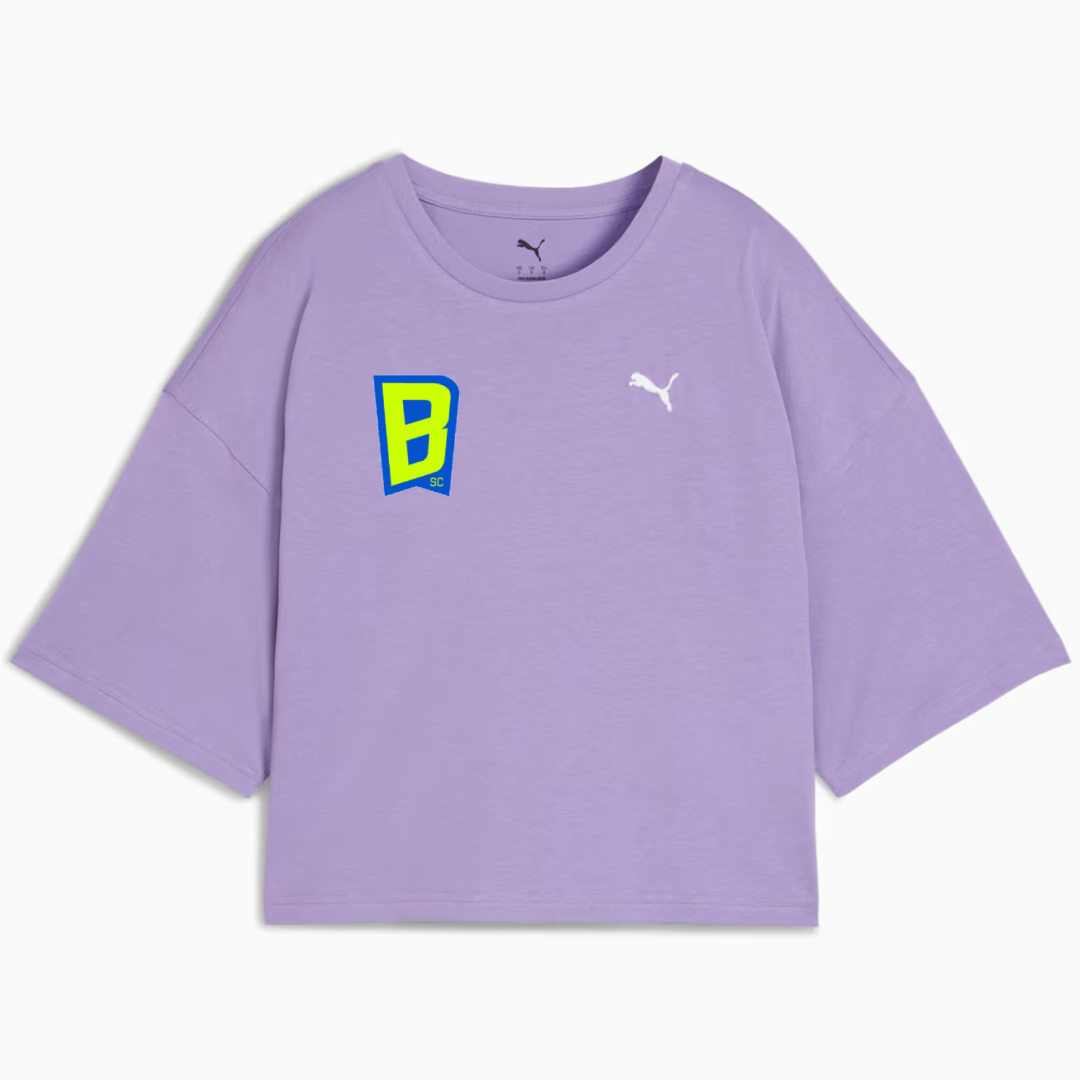 PUMA 2026 SC BLUES WOMEN'S OVERSIZED TEE - 2 COLORS AVAILABLE -  by Niky's Sports | Available at Niky's Sports