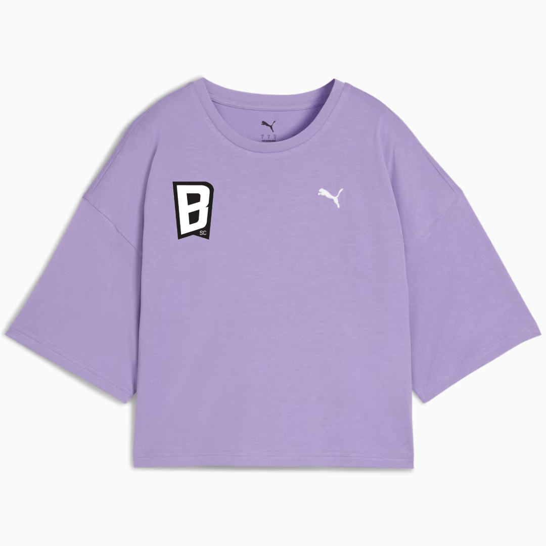 PUMA 2026 SC BLUES WOMEN'S OVERSIZED TEE - 2 COLORS AVAILABLE -  by Niky's Sports | Available at Niky's Sports