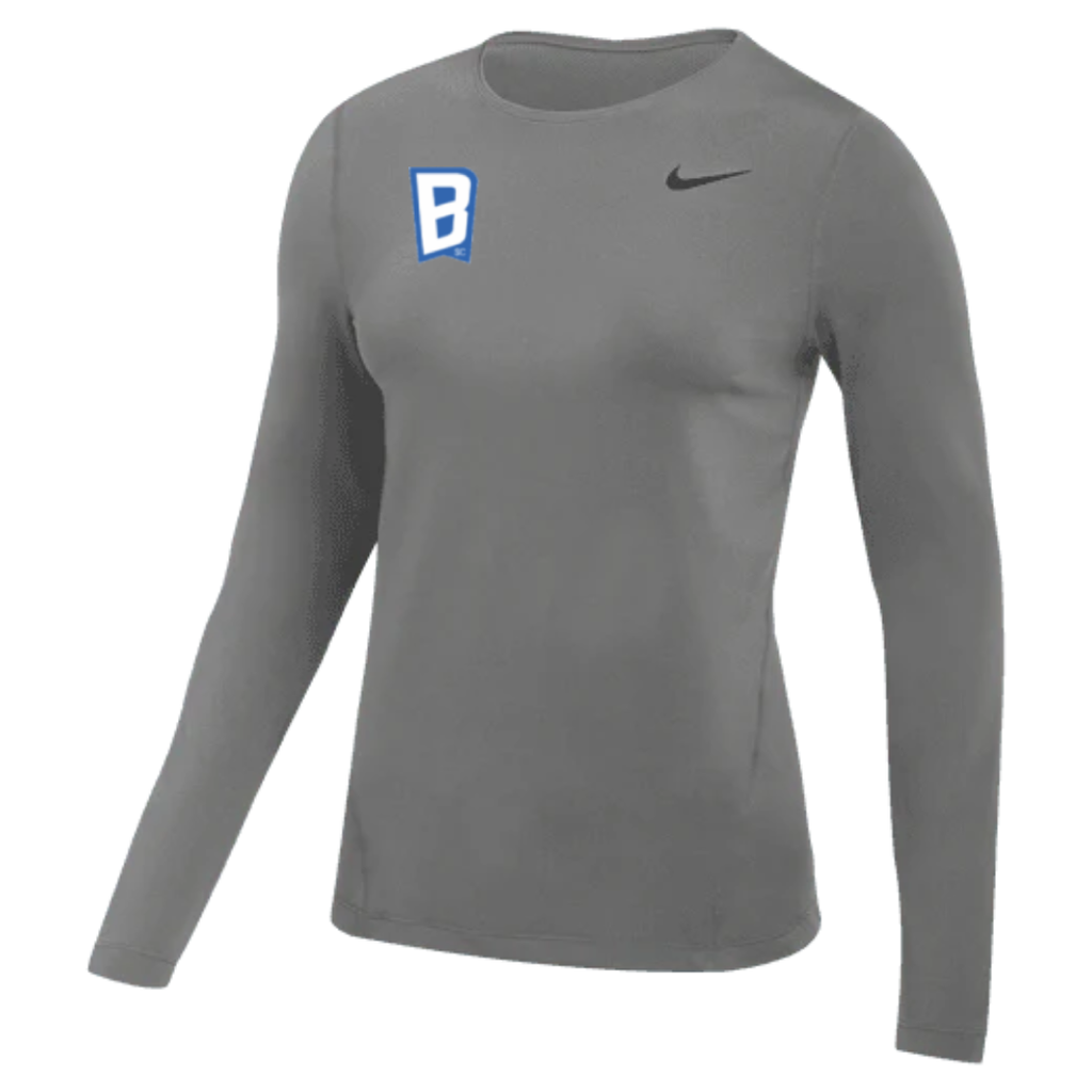 Nike SC Blues Women's Long-Sleeve Mesh Top - AVAILABLE IN BLACK, GREY & WHITE - DH4902-010-SCBLUES-NIKE by Nike | Available at Niky's Sports