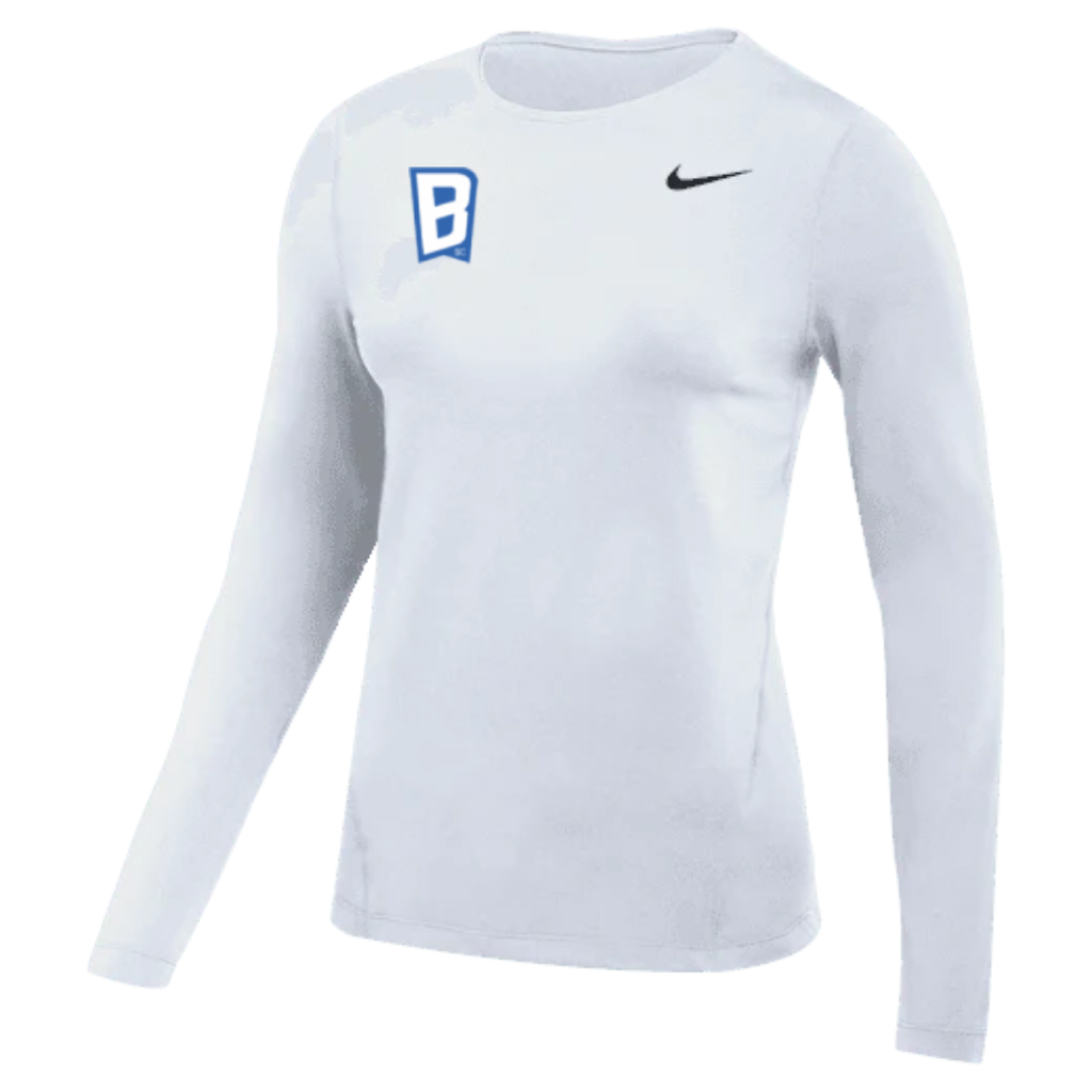 Nike SC Blues Women's Long-Sleeve Mesh Top - AVAILABLE IN BLACK, GREY & WHITE - DH4902-010-SCBLUES-NIKE by Nike | Available at Niky's Sports