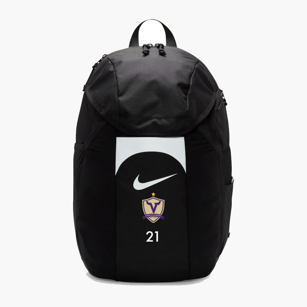 Nike Valencia Soccer Backpack Black 2025 - DV0761-011 XN by NIKE | Available at Niky's Sports