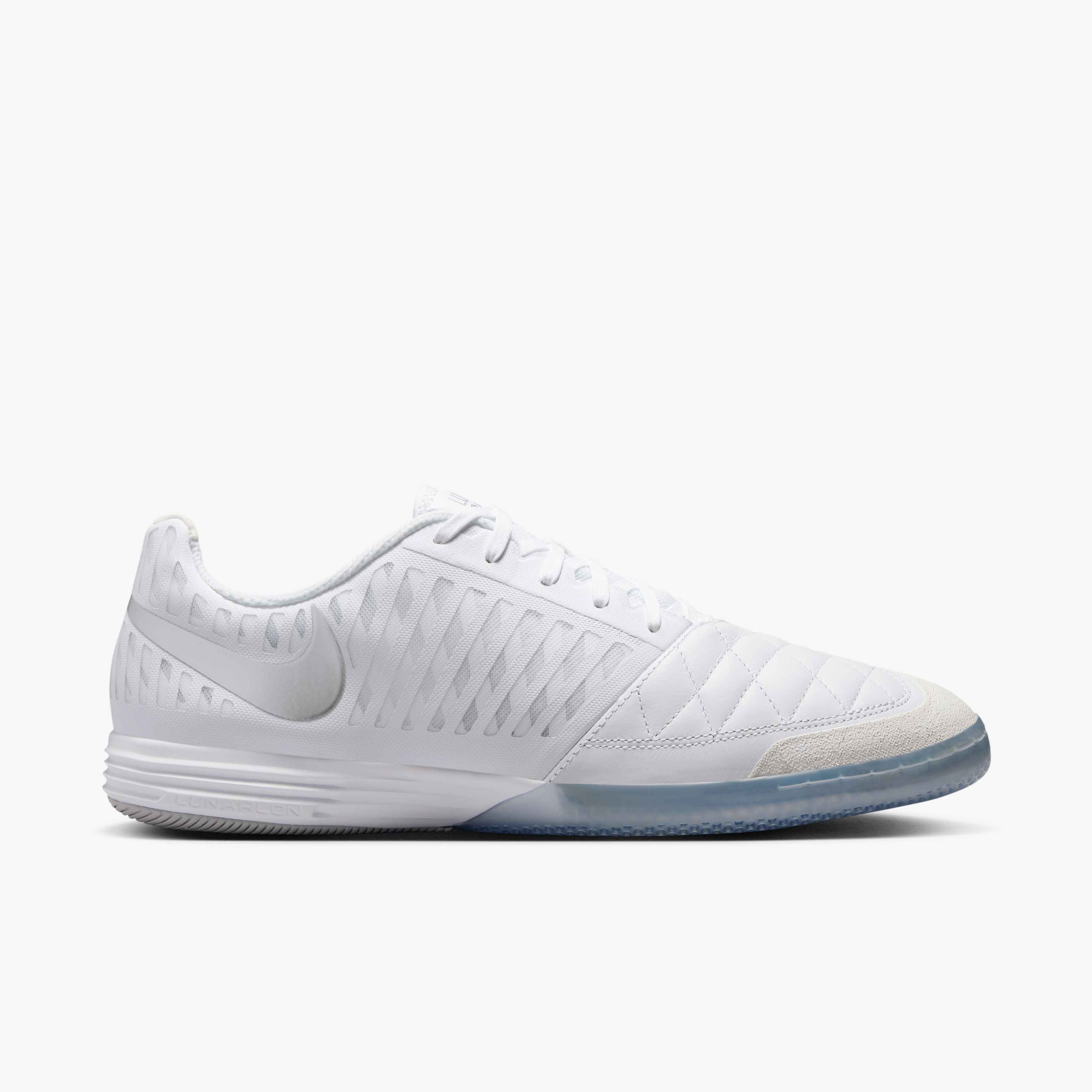 Nike Lunargato II Indoor/Court Soccer Shoes - White/Black - 580456-105-NIKE by Nike | Available at Niky's Sports