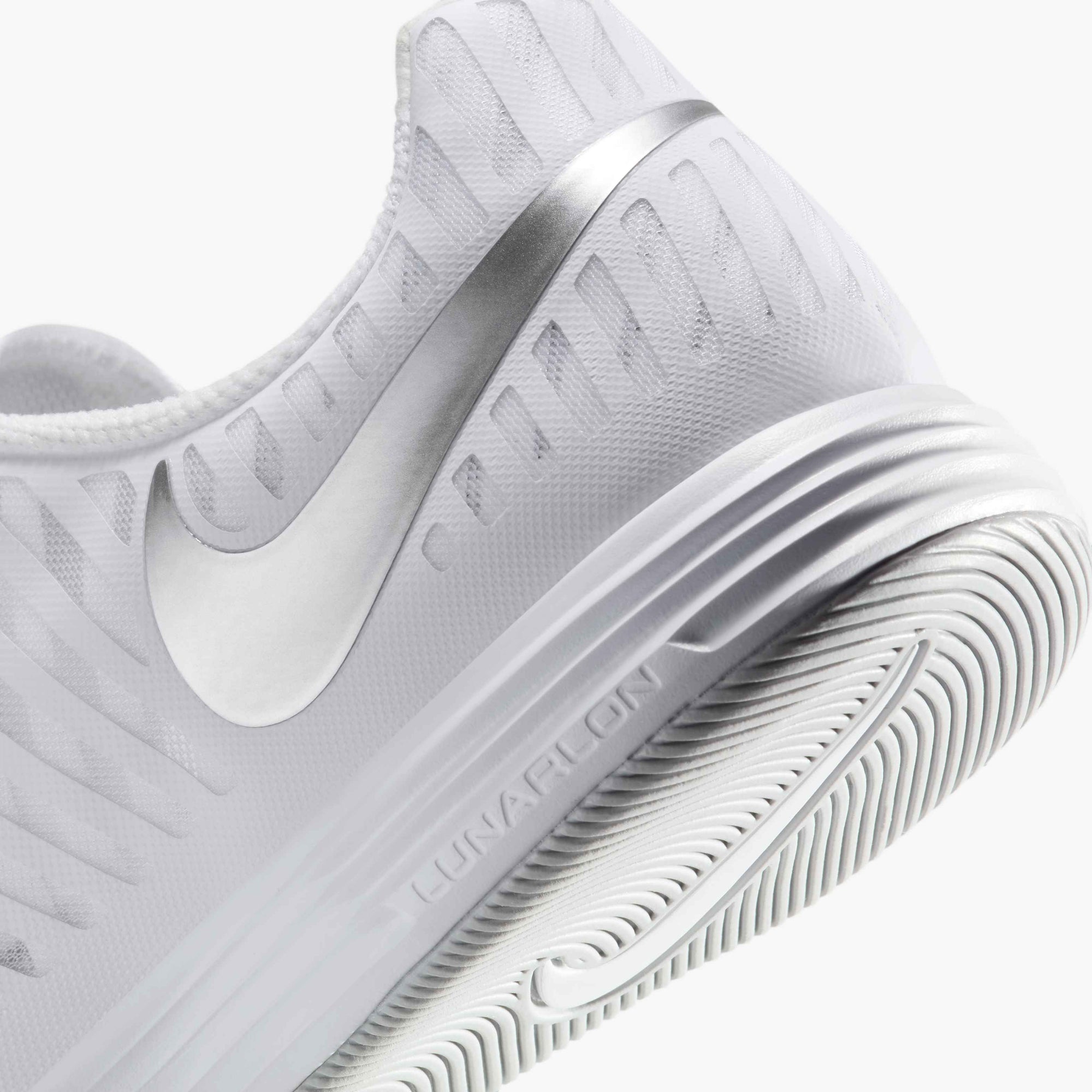 Nike Lunargato II Indoor/Court Soccer Shoes - White/Black - 580456-105-NIKE by Nike | Available at Niky's Sports