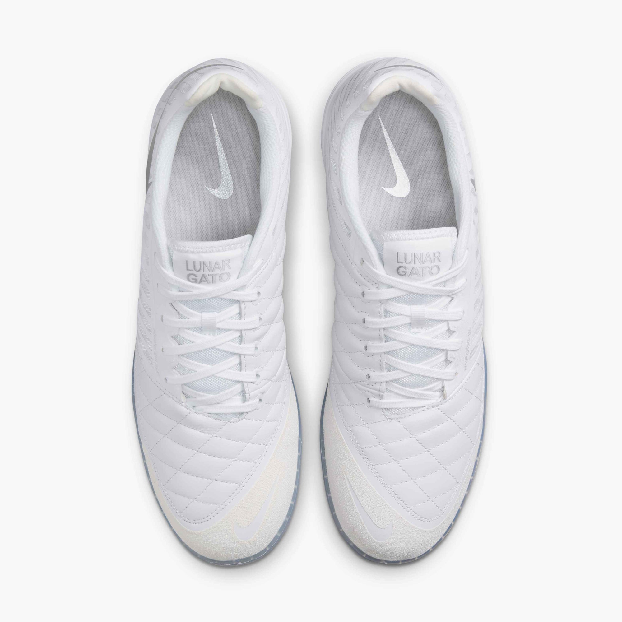 Nike Lunargato II Indoor/Court Soccer Shoes - White/Black - 580456-105-NIKE by Nike | Available at Niky's Sports