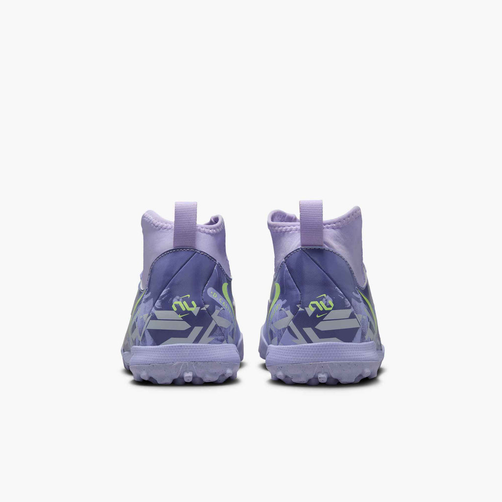 Nike United Jr. Phantom Luna 2 Academy Kids' TF High-Top Soccer Shoes - HF1581-500-NIKE by Nike | Available at Niky's Sports