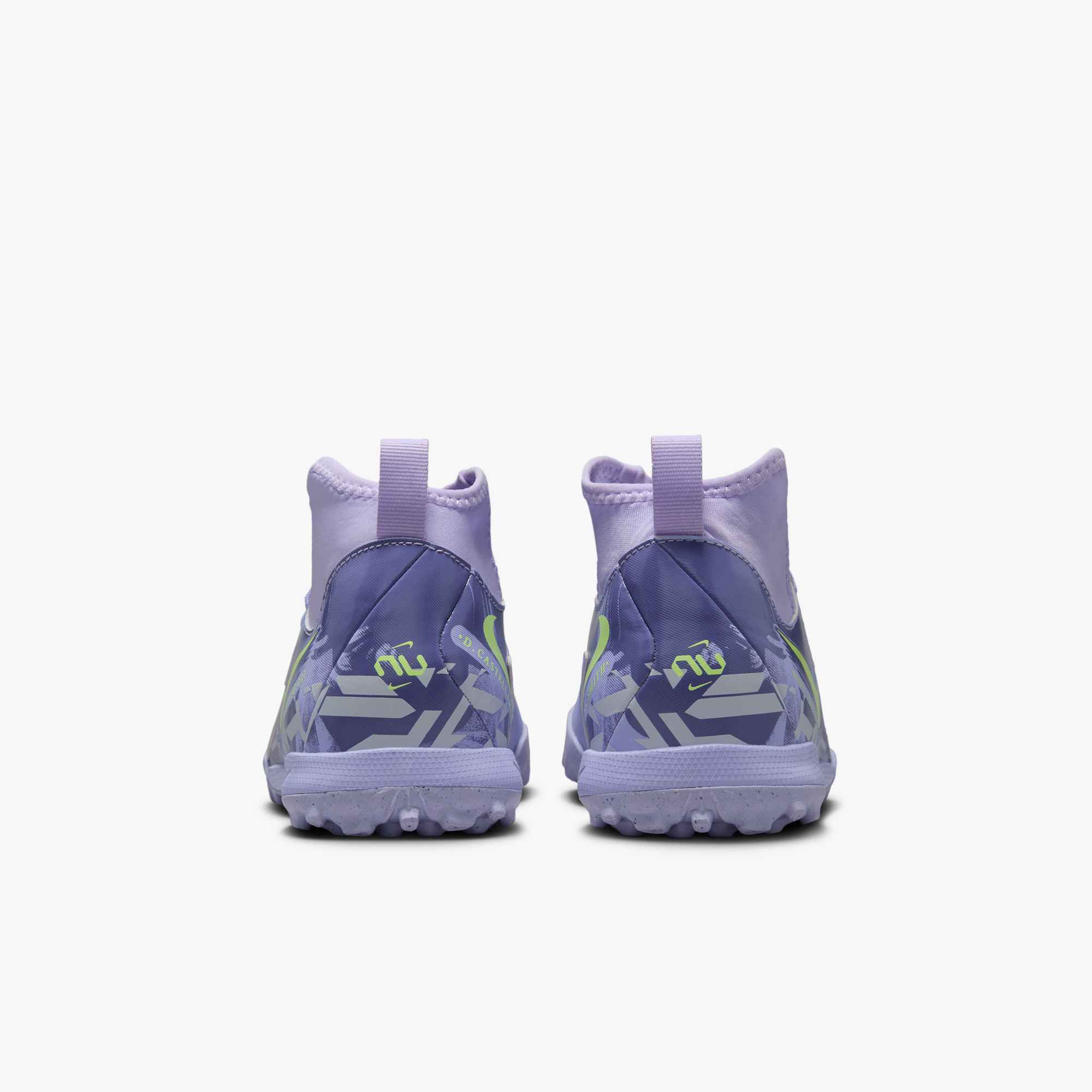 Nike United Jr. Phantom Luna 2 Academy Kids' TF High-Top Soccer Shoes - HF1581-500-NIKE by Nike | Available at Niky's Sports