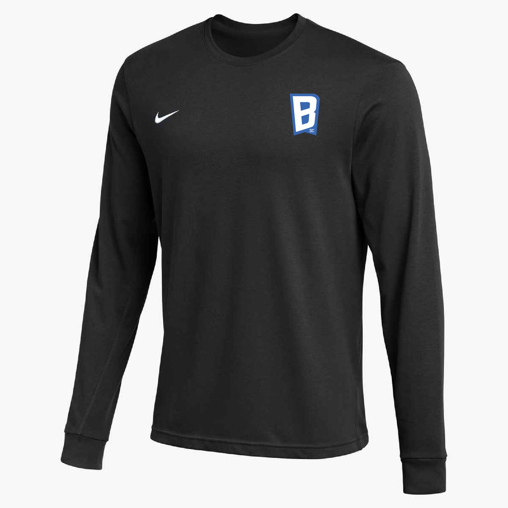 Nike SC Blues Men's Primary Long Sleeve T-Shirt - AVAILABLE IN BLACK & WHITE - HF6916-010-SCBLUES-NIKE by Nike | Available at Niky's Sports