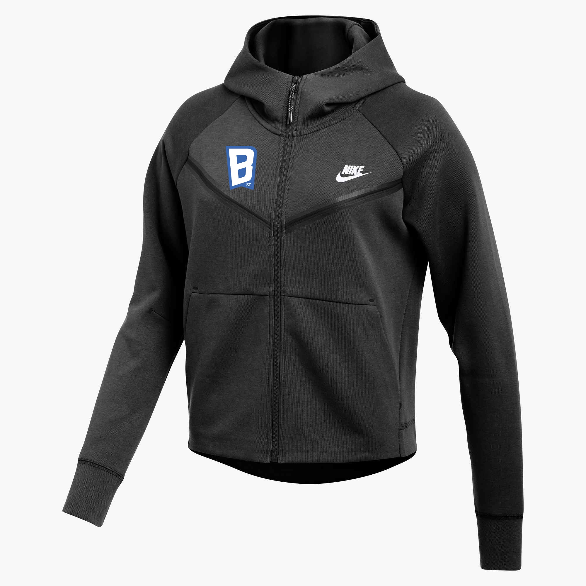 Nike SC Blues Tech Fleece Windrunner Women's Full-Zip Hoodie - DV6737-010-SCBLUES-NIKE by Nike | Available at Niky's Sports