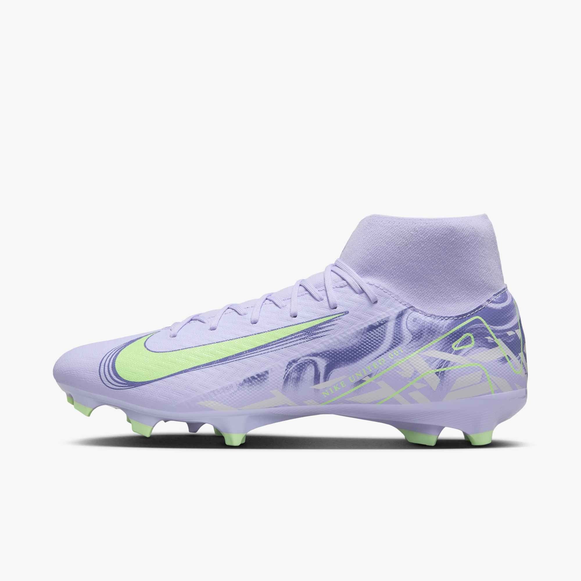 Nike United Mercurial Superfly 10 Academy MG High-Top Soccer Cleats - HF1601-500-NIKE by Nike | Available at Niky's Sports
