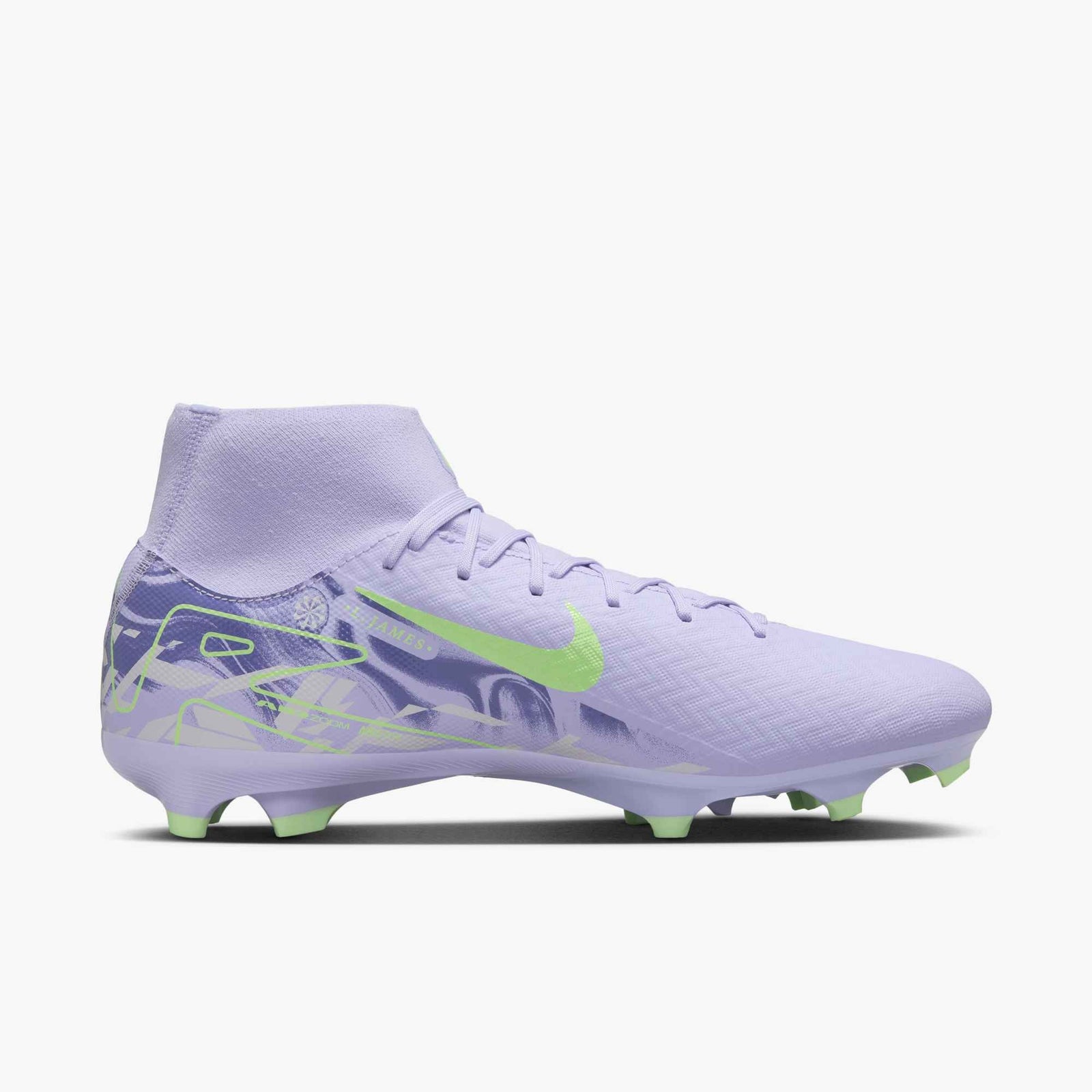 Nike United Mercurial Superfly 10 Academy MG High-Top Soccer Cleats - HF1601-500-NIKE by Nike | Available at Niky's Sports