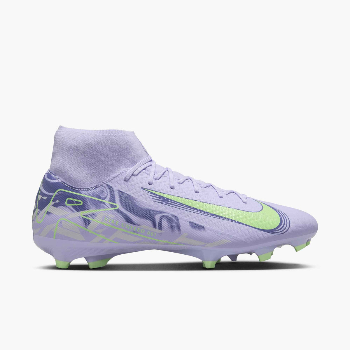 Nike United Mercurial Superfly 10 Academy MG High-Top Soccer Cleats - HF1601-500-NIKE by Nike | Available at Niky's Sports
