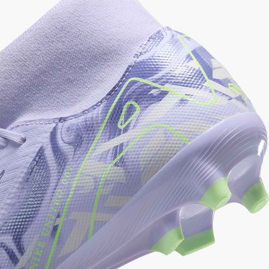 Nike United Mercurial Superfly 10 Academy MG High-Top Soccer Cleats - HF1601-500-NIKE by Nike | Available at Niky's Sports