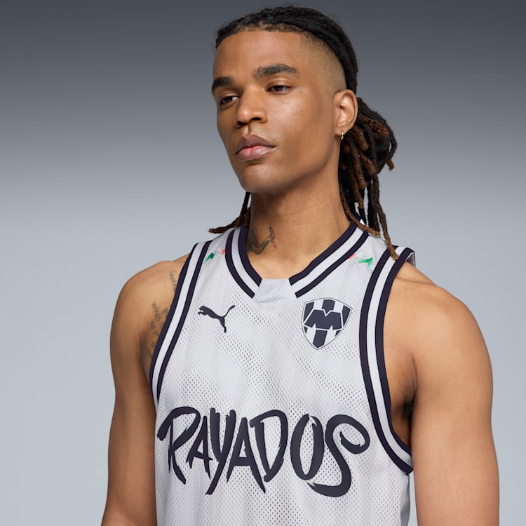 PUMA HOOPS x C.F. Monterrey Men's Basketball Jersey - 631706-01-PUMA by Puma | Available at Niky's Sports