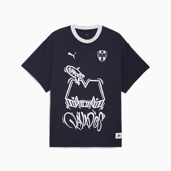 PUMA HOOPS x CF MONTERREY Men's Basketball Tee - 631709-01-PUMA by Puma | Available at Niky's Sports