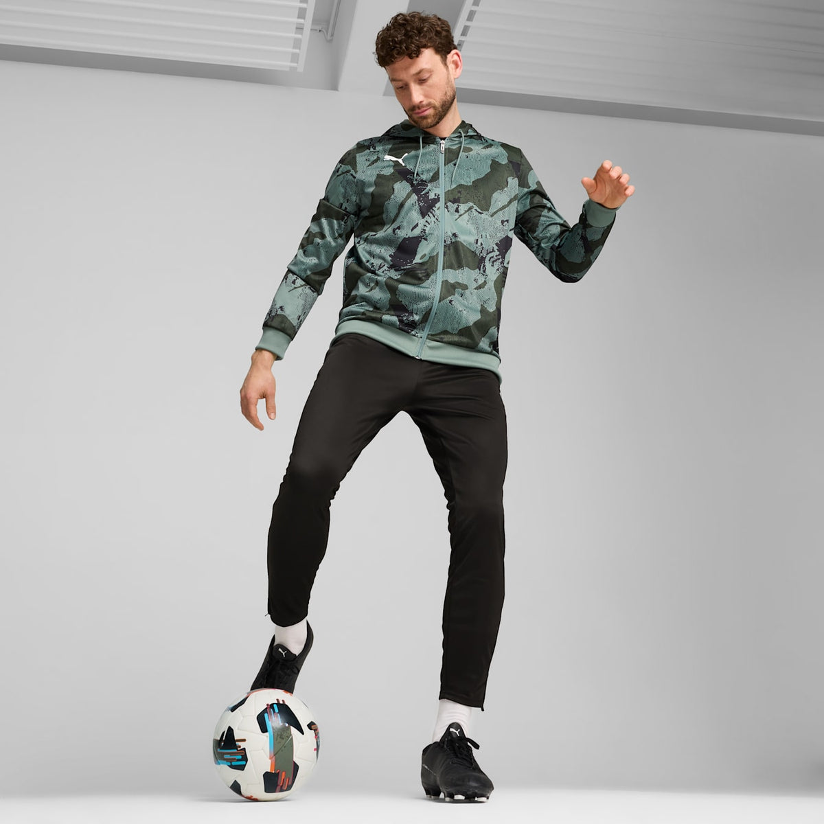 PUMA Individual Liga Camo Pant - 659532-01-PUMA by Puma | Available at Niky's Sports
