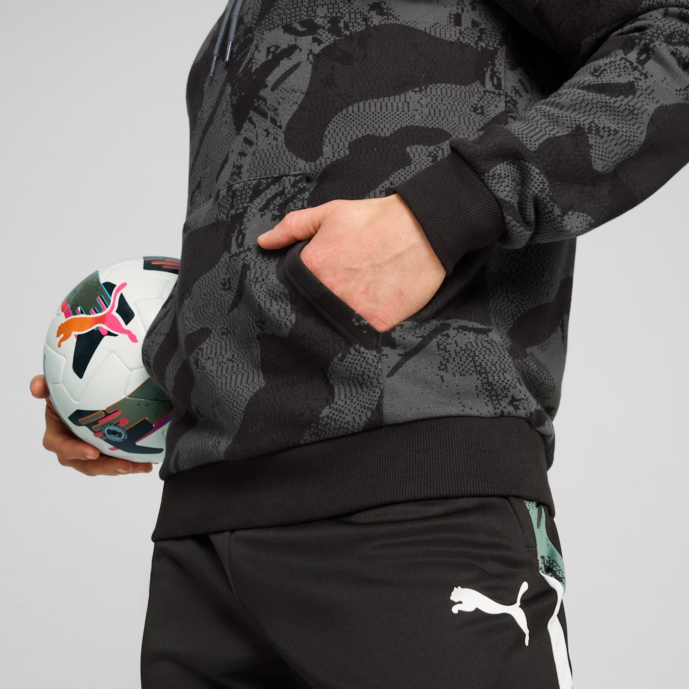 Puma Men's Individual Liga CAMO Hoody - 659541-01-PUMA by Puma | Available at Niky's Sports