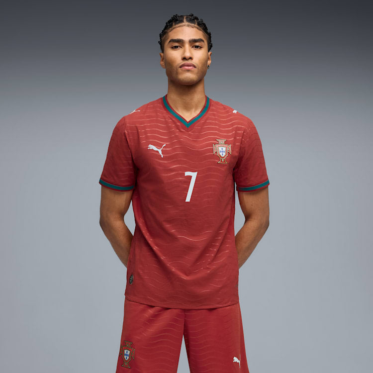 Puma Portugal 26 Cristiano Ronaldo Men's Authentic Home Jersey - 788140-77-PUMA by Puma | Available at Niky's Sports