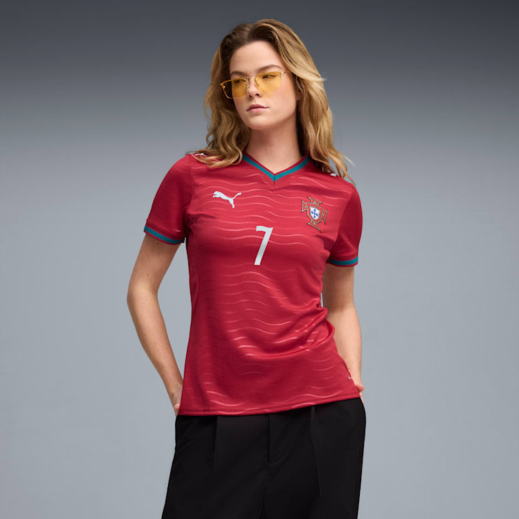 Puma Portugal 26 Cristiano Ronaldo Women's Replica Home Jersey - 788143-77-PUMA by Puma | Available at Niky's Sports