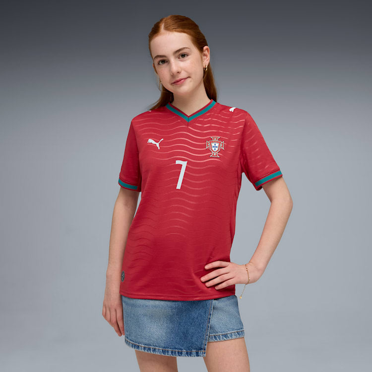 Puma Portugal 26 Cristiano Ronaldo Kids' Replica Home Jersey - 788144-77-PUMA by Puma | Available at Niky's Sports