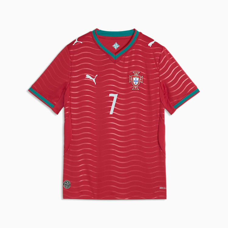 Puma Portugal 26 Cristiano Ronaldo Kids' Replica Home Jersey - 788144-77-PUMA by Puma | Available at Niky's Sports