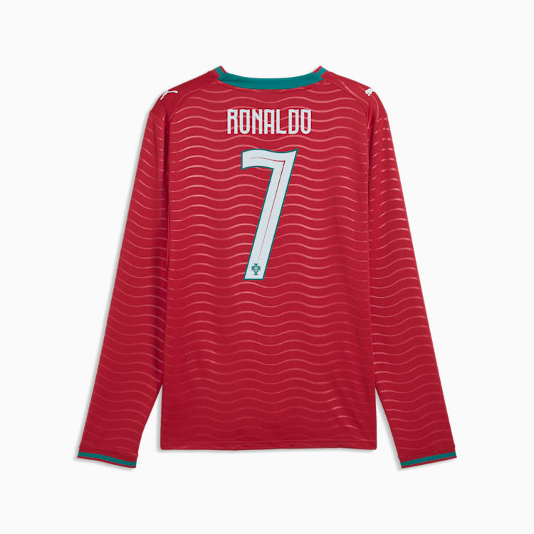 Puma Portugal 26 Cristiano Ronaldo Men's Long Sleeve Replica Home Jersey - 788142-77-PUMA by Puma | Available at Niky's Sports