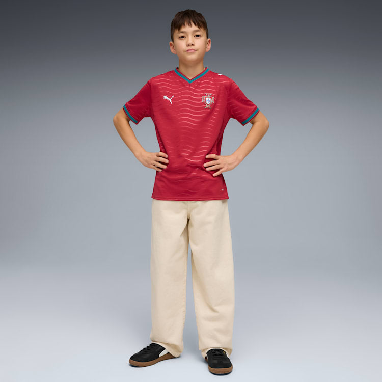 Puma Portugal 26 Kids' Home Stadium Jersey