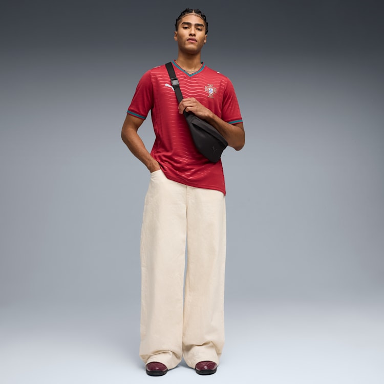 Puma Portugal 26 Men's Replica Home Jersey - 783278-01-PUMA by Puma | Available at Niky's Sports