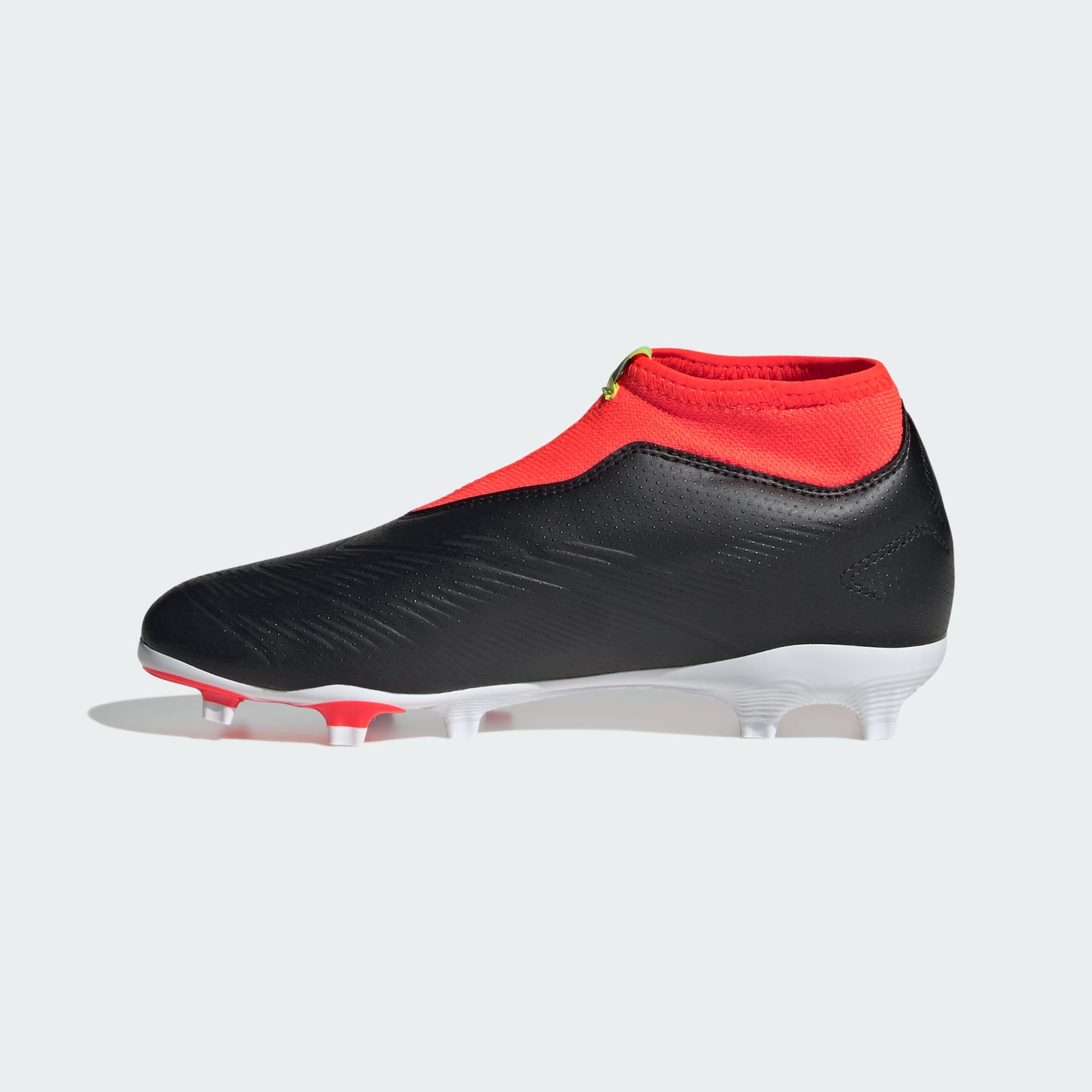 adidas PREDATOR 24 LEAGUE KIDS LACELESS FIRM GROUND CLEATS - IG7754-ADIDAS by adidas | Available at Niky's Sports