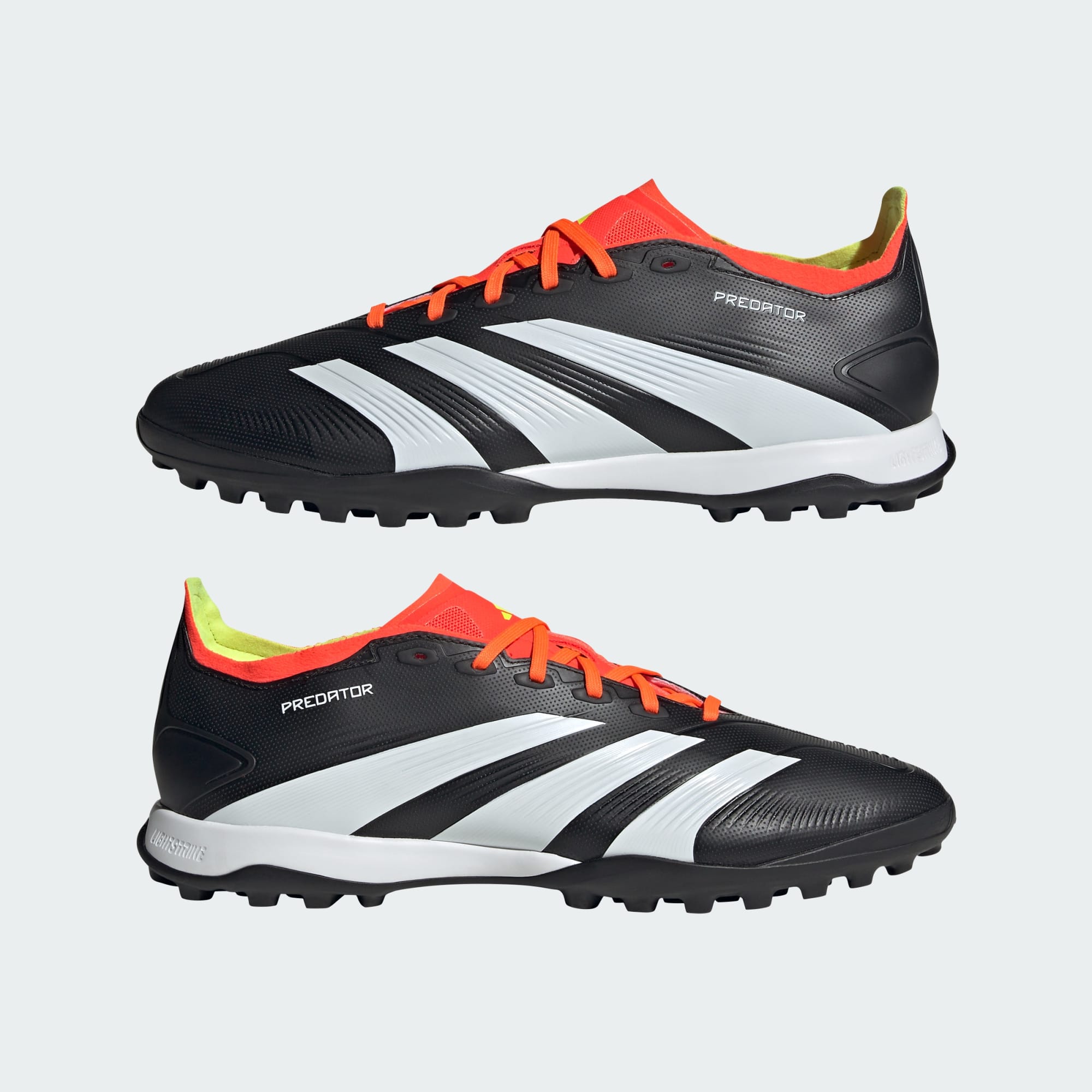 adidas Predator League TF Turf Shoes Core Black/White/Solar Red / 7.5