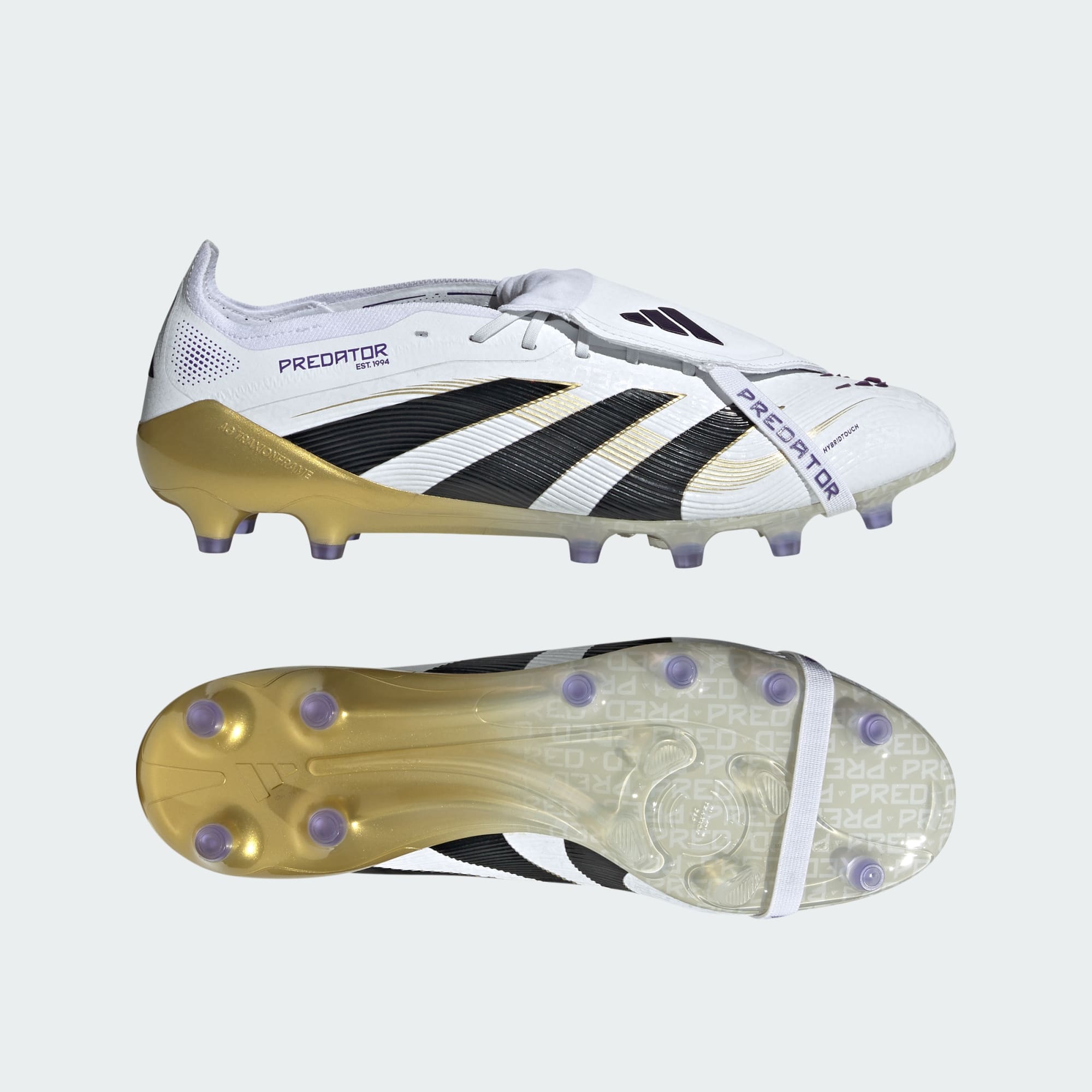 adidas Predator Elite Fold-Over Tongue Artificial Grass Cleats - JR4771-ADIDAS by adidas | Available at Niky's Sports