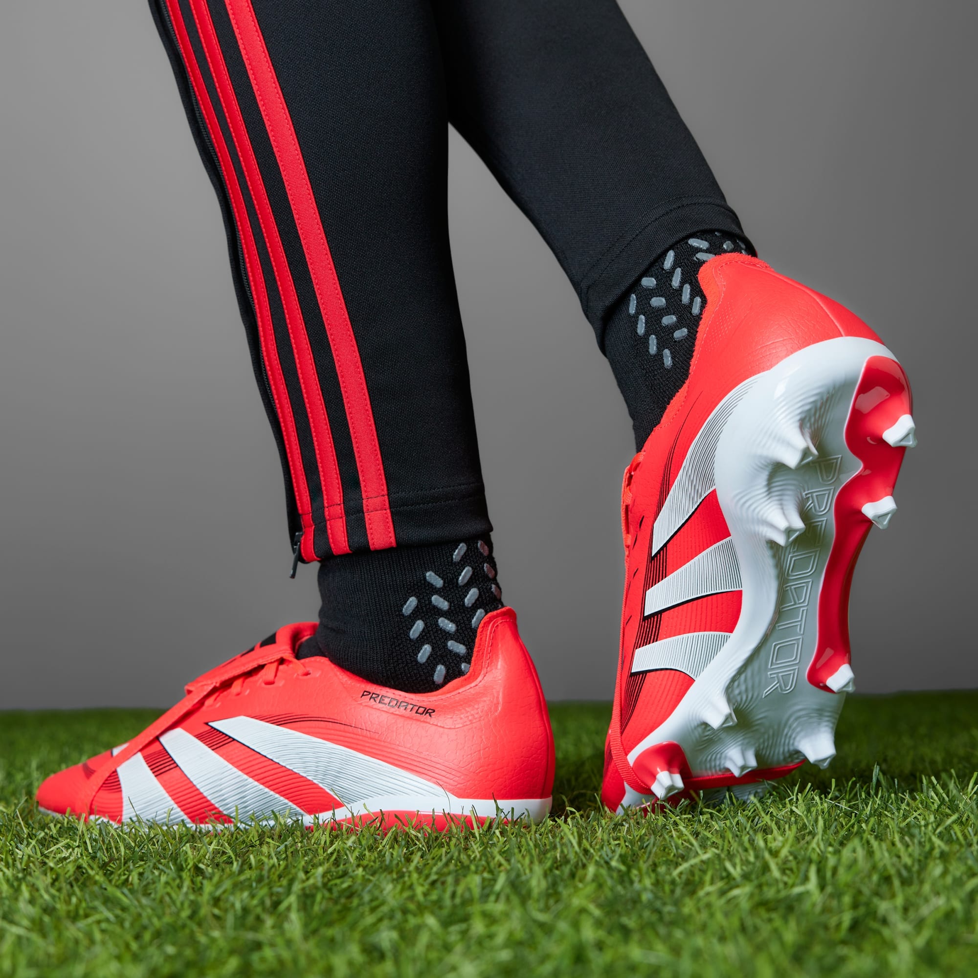 adidas Predator League Fold-Over Tongue Firm/Multi-Ground Cleats - ID1319-ADIDAS by adidas | Available at Niky's Sports
