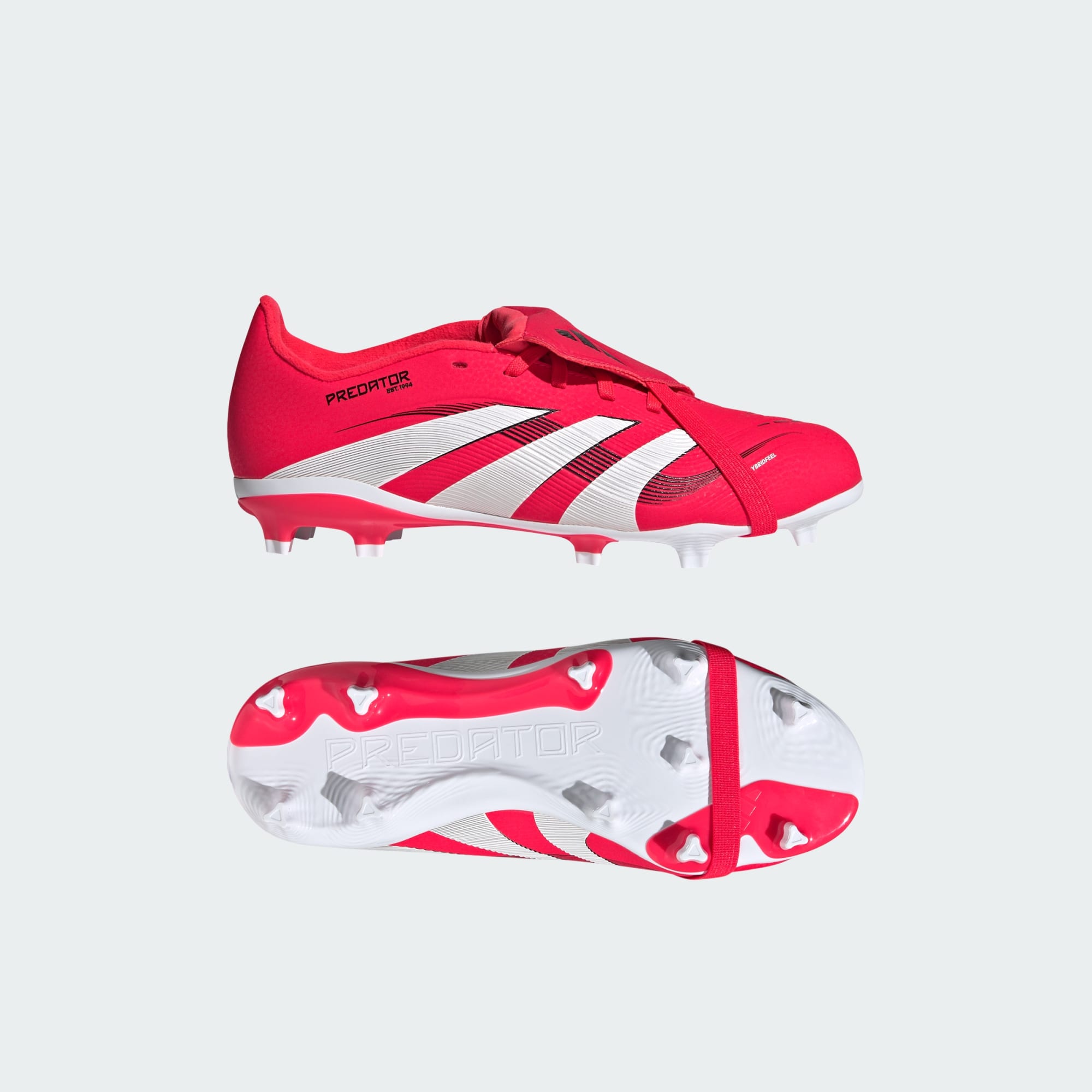 adidas Predator League Fold-Over Tongue Firm Ground Soccer Cleats Kids - ID3830-ADIDAS by adidas | Available at Niky's Sports