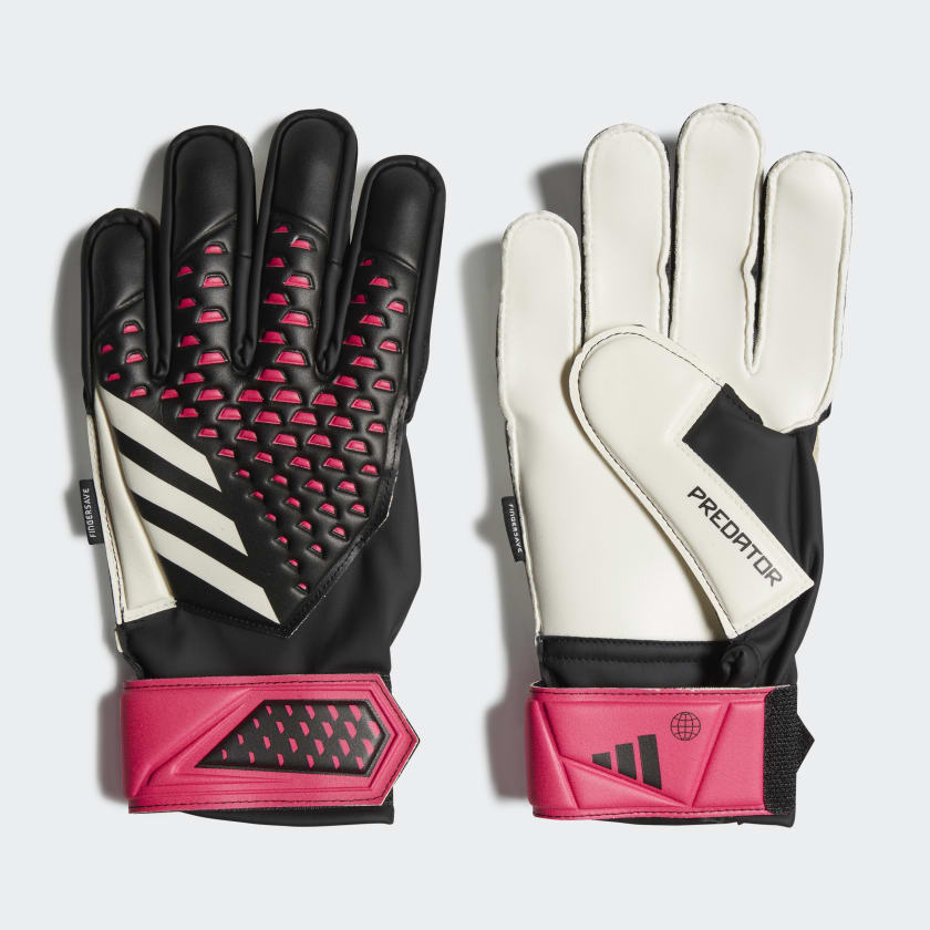 adidas PREDATOR MATCH YOUTH FINGERSAVE GOALKEEPER GLOVES