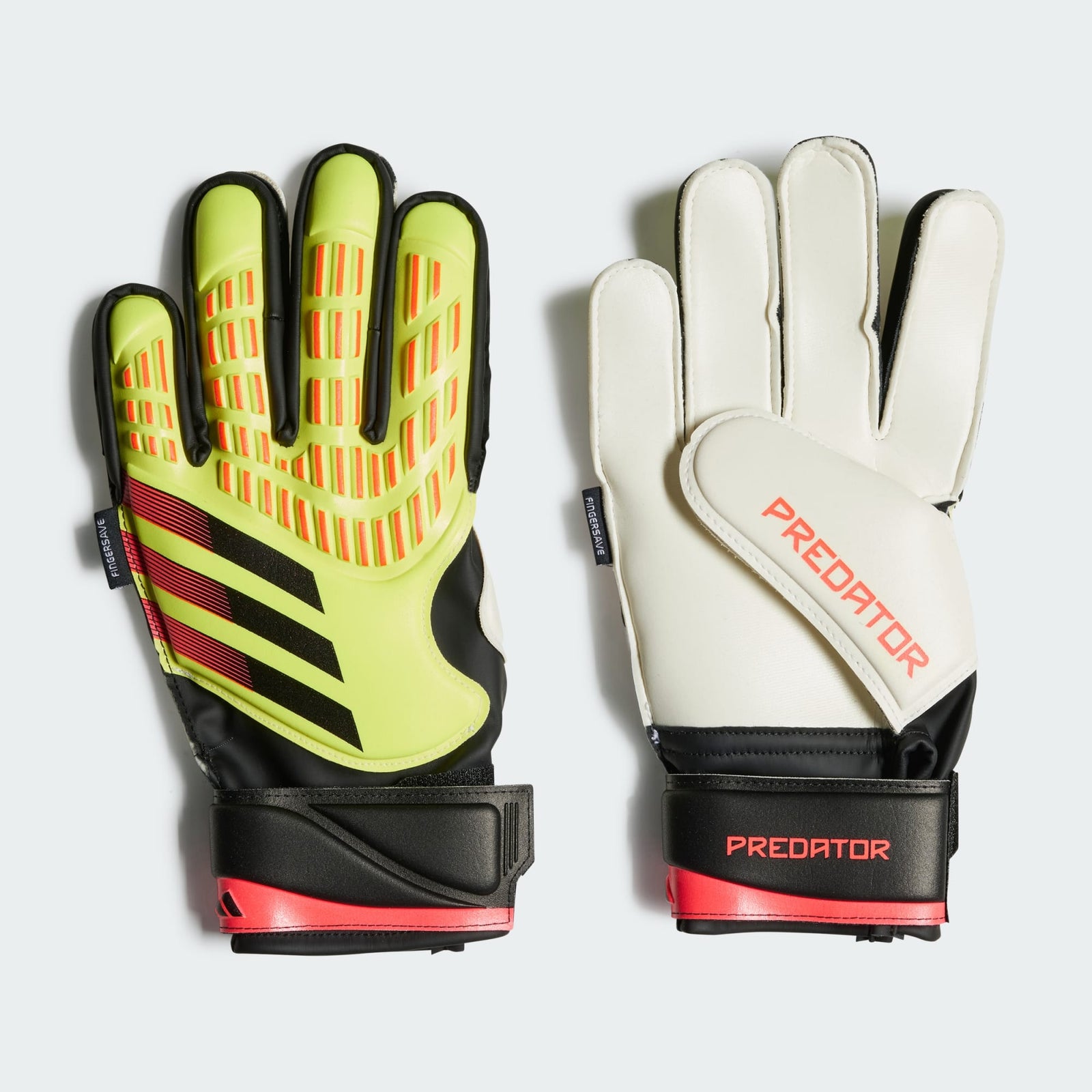 ADIDAS PREDATOR MATCH FINGERSAVE KIDS GOALKEEPER GLOVES