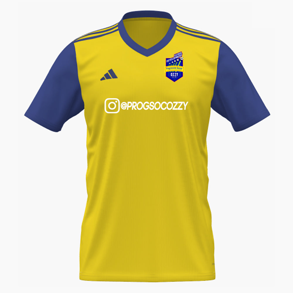 adidas Progressive Soccer Game Jersey Yellow - PSOJSYYL by Niky's Sports | Available at Niky's Sports