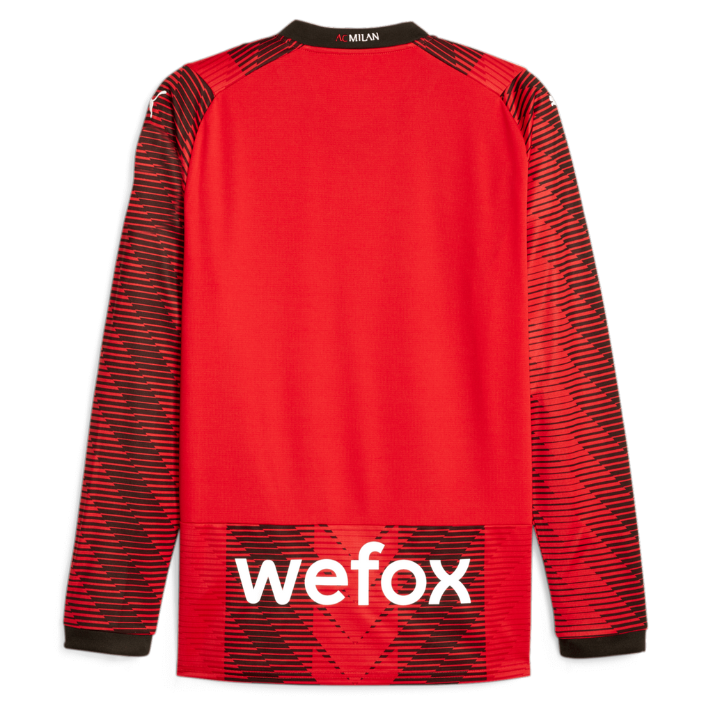 Puma AC Milan Home Stadium Long Sleeve Jersey 23/24