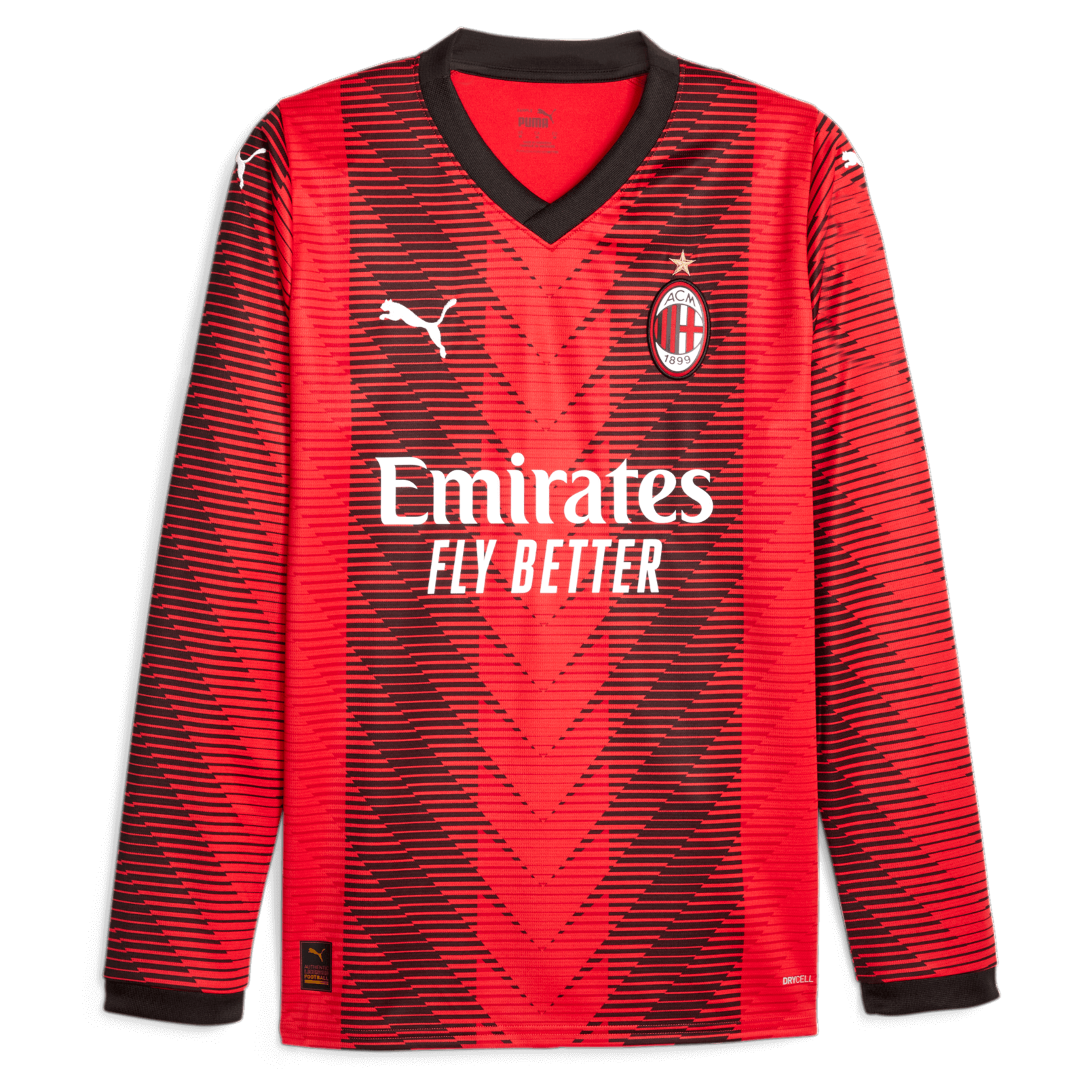 Puma AC Milan Home Stadium Long Sleeve Jersey 23/24