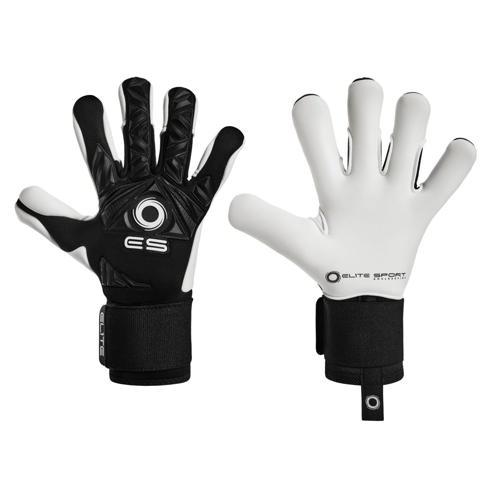 ELITE SPORT REVOLUTION II COMBI BLACK GOALKEEPER GLOVE