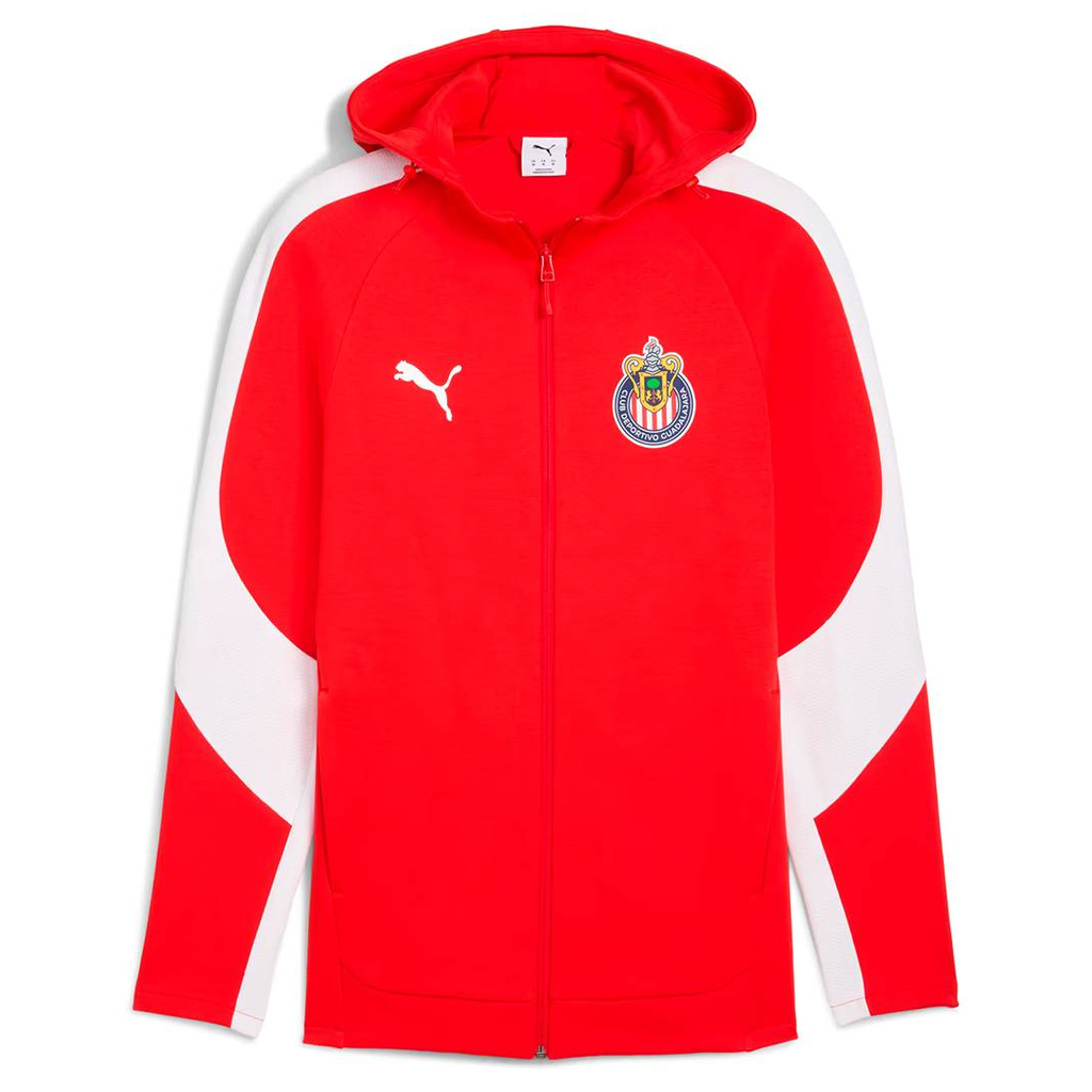 Puma Chivas Evostripe Full Zip Hoodie - 782109-04-PUMA by Puma | Available at Niky's Sports