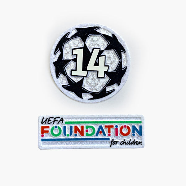 SPORTING ID UEFA 14 & Foundation Badge Set For Real Madrid