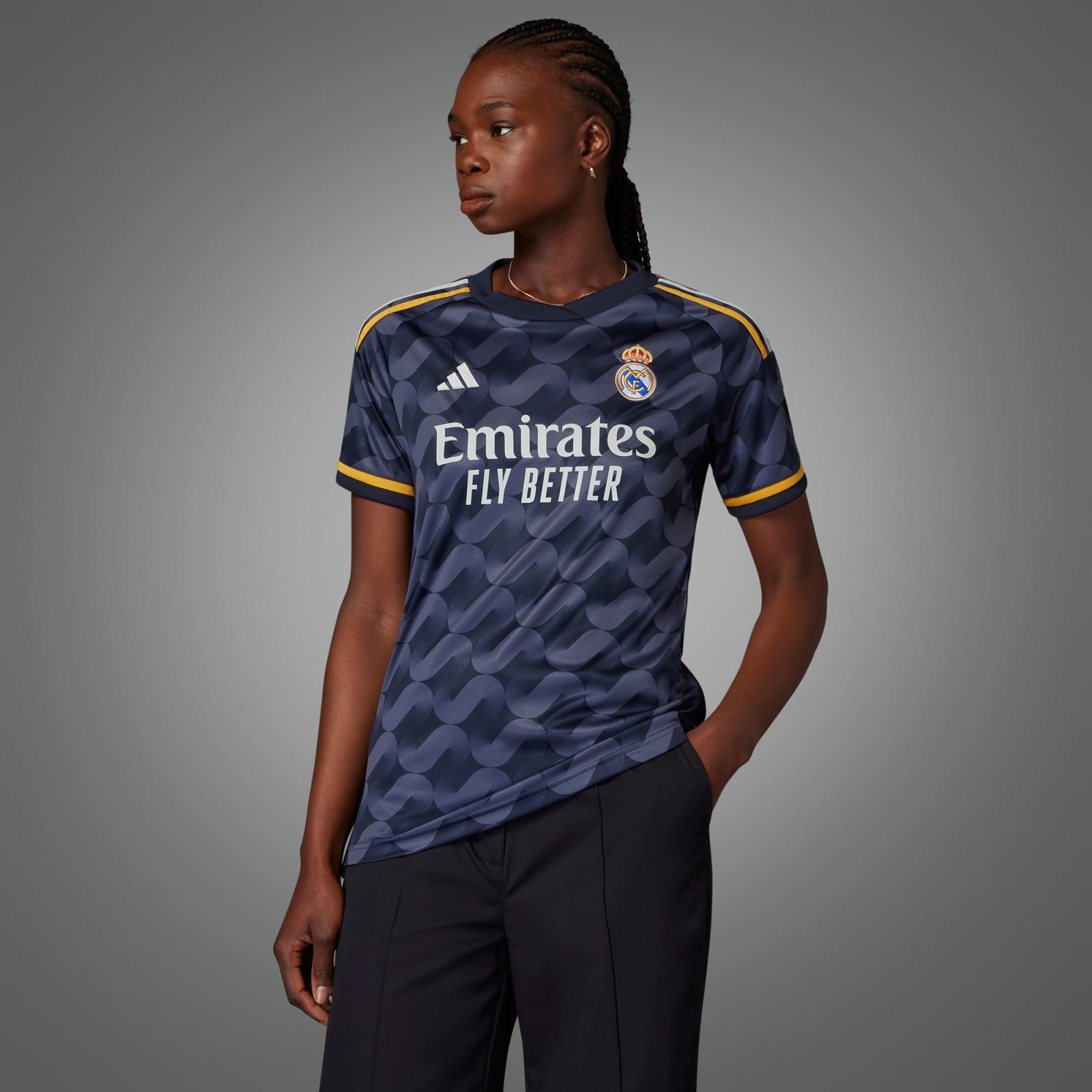 ADIDAS REAL MADRID WOMEN'S 23/24 AWAY JERSEY